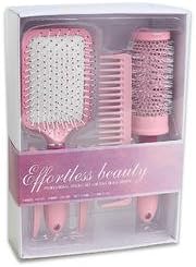 Tulip Pink Hair Brush 5-piece Gift Set
