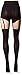 Pretty Polly Women's Curves Plus Size Suspender Tights