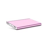 Polanfo 8000mah Power Bank Universal Ultra Compact External Battery for Smartphone & Tablets-Pink