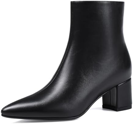 Amazon.com | XIANGZU Women's Silver Boots Metallic Pointed Toe