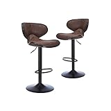 CangLong Stools Swivel Adjustable Barstool, Counter