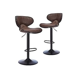 CangLong Stools Swivel Adjustable Barstool, Counter