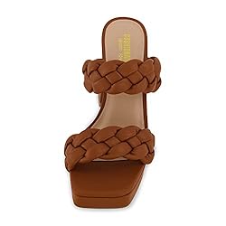 CUSHIONAIRE Women's Aurora braided platform sandal