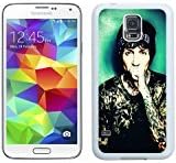 Durable and Nice Galaxy S5 Case,Durable I9600 Case Design with Bring Me The Horizon Oliver Sykes Samsung Galaxy S5 SV I9600 Case in White