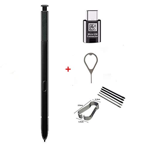 Galaxy Note9 Stylus Touch S Pen Replacement (Without Bluetooth) for Samsung Galaxy Note 9 with C-Type Adapter &Tips/Nibs+Eject Pin (Black) - Thumbnail 7