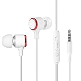 AICHOC Wired Headset In-ear Headphones Earbuds with Microphone Bass Stereo Earbuds Headphones