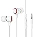 AICHOC Wired Headset In-ear Headphones Earbuds with Microphone Bass Stereo Earbuds Headphones