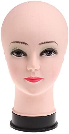 10 Inches PVC Mannequin Manikin Head Model Wigs Glasses Display Stand