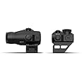 Monstrum Ghost Red Dot Sight | 3X Magnifier with Flip to Side Mount | Combo