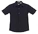 Gioberti Boy's Short Sleeve Solid Dress Shirt, Black, 16