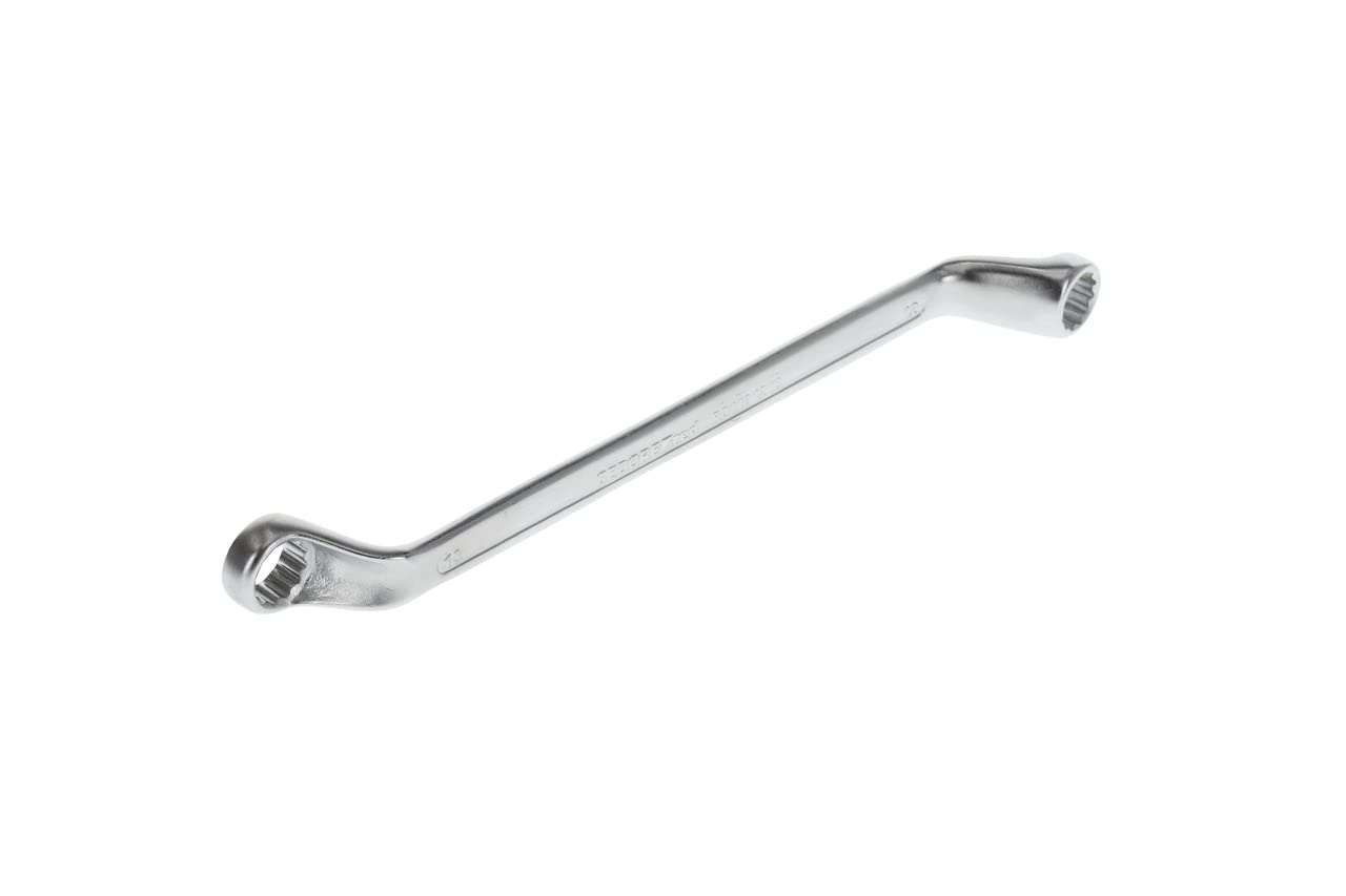 GEDORE Red Double Ring Spanner SW 12 x 13 mm L 215 mm Chrome Vanadium Steel Silver