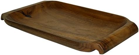 Mountain Woods 16" X 10" Artisan Acacia Wood Serving Tray/Platter