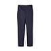 French Toast Little Boys' Flat Front Double Knee Pant, Navy, 7