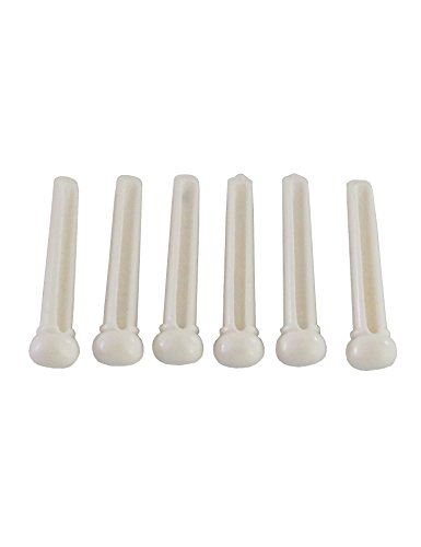 image for Metallor Bridge Pins for Acoustic Guitar Plastic String and Peg Replac
