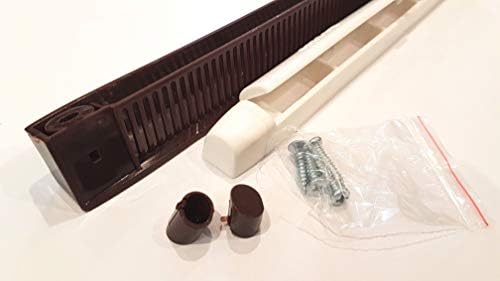 SavorsUK Premium Window Trickle Slot Air Vent Brown & White for UPVC & Timber Windows - 263mm … (24)