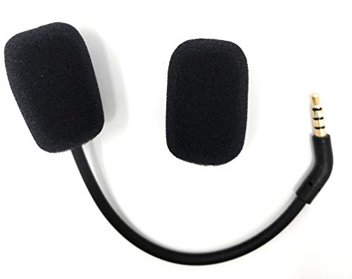Replacement Cloud Flight/Revolver Game Mic TNE 3.5mm Microphone Boom for Kingston HyperX Cloud Flight and HyperX Cloud Revolver/Revolver S PS4 Xbox One Computer PC Mac Gaming Headsets - Thumbnail 6