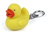 Kikkerland KRL07TC Duck LED Keychain with Sound