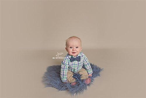 Hypoallergenic &amp; Washable Blueberry Long Sheep Faux Flokati, Vegan Fur Fabric, Newborn Photography Props, Basket Stuffer, Pet, Bedding