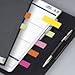 Adorox (320 Pieces, Ruler Included) Neon Page Marker Index Colored Tab Flags Office Memo Holder Florescent Sticky Note