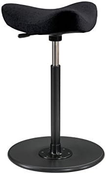 Varier Furnture AS Movement Chairs Move Stool, 43 x 43 x 56 - 82 cm, Black by Varier Furnture AS