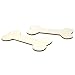 Unfinished Wood Cutout - 24-Pack Dog Bone Shaped Wood Pieces for Wooden Craft DIY Projects, Gift Tags, Home Decoration, 4.3 x 2.2 x 0.1 inches