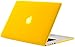 Kuzy Compatible with MacBook Pro 15.4 inch Case Model A1398 with Retina Display Soft Touch 15 inch Plastic Hard Shell Cover for Older MacBook Pro 15.4 inch, Yellow