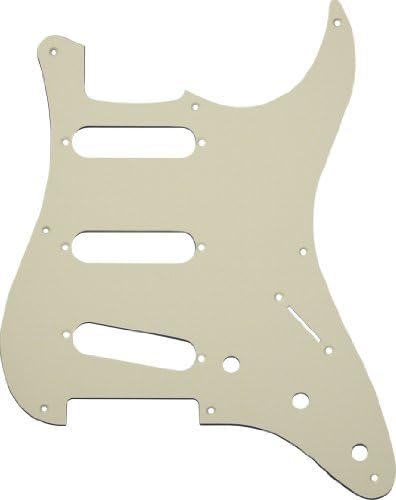 MIJ Pickguard for Stratocaster '57 Aged White 1Ply fa-pg-st57-aw1