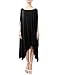 NE PEOPLE Womens Wide Round Neck Poncho Kaftan Maxi Handkerchief Hem Dress S-3XL