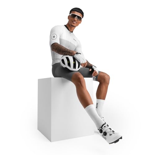 SIROKO - Cycling Jersey M2 Granfondo - XXL - White/Grey