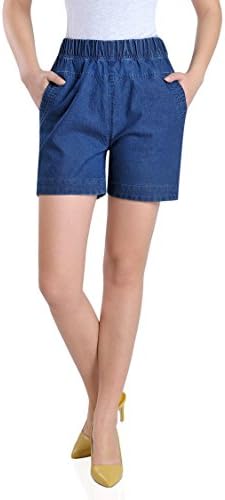 The New Summer NEW Ms Paragraph Bull-puncher Knickers Thin Jeans Mother Stretch Elastic Waist Four Minutes Of Pants