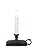 Xodus Innovations FPC1525A Battery Operated LED Window Candle with Sensor, Aged Bronze (Pack of 6)