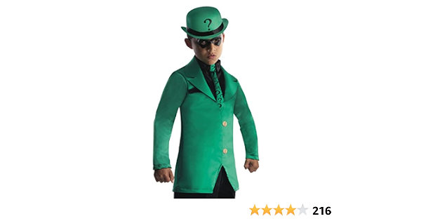 Super Villains Child Riddler Costume 