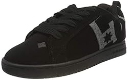 DC Shoes Men's Low-top Sneakers Skate Shoe, Black