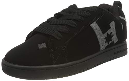DC Shoes Men's Low-top Sneakers Skate Shoe, Black