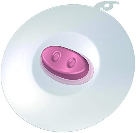 Siliconezone Piggy Silicone Suction Cup Lid & Tea Bag Holder (2443)