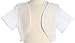 Girl's White Sheer Organza Bolero Jacket - Size L (12-14)