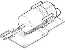 Schneider Electric Barber Colman PNEUMATIC DAMPER ACTUATOR 8-13 PSI Spring, Ball Joint, Bracket & Positioner