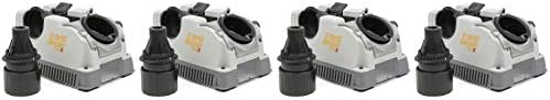 Drill Doctor 750X Drill Bit Sharpener for High-Speed Steel, Masonry, Carbide, Cobalt, TiN-coated Drill Bits, with Adjustable Angles from 115° to 140°, Sharpens 3/32in – 3/4in Drill Bits (Pack of 4)