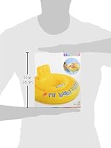 Intex My Baby Float Swim Seat 6 Months 1 Year 11kg Max Sturdy Vinyl 4 Air view 4