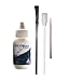 Ghost Bond PLATINUM 1.3 oz Adhesive with Beauty 1st Brush and Contour Applicator Combo Bundle