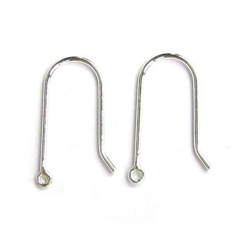 8 pcs/4 pairs .925 Sterling Silver Dangle Earring Connector Earwires French Hook/Findings/Bright