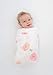 Amazing Baby Cotton Muslin Swaddle Blankets, Watercolor Roses, Pink, Pack of 3