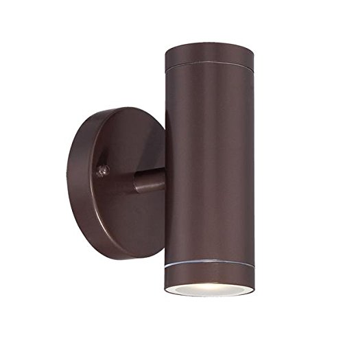 Acclaim 1402ABZ LED Wall Sconces Collection 2-Light Wall Mount Outdoor Light Fixture, Architectural Bronze