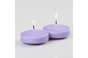 Richland Floating Candles 3" Lavender Unscented Set of 12