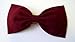 Solid Burgundy Wine Hair Bow- Barrette, Alligator Clip, or Headband