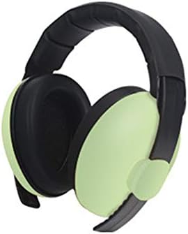 Uiophjkl Earmuffs Child Safety Earmuffs/Ear Protectors/Hearing Protectors With Folding Headband For Shooting, Construction, Reading Or Gardening Soundproof earmuffs (Color : Matcha green)