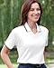Devon & Jones Women's Tipped Perfect Pima Interlock Polo