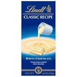 Lindt Classic Recipe White Chocolate Bar - Pack of 3