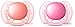 Philips Avent Ultra Soft Pacifier, 6-18 Months, Pink/Peach, 2 Pack, SCF213/22
