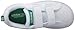 adidas Kids' VS Advantage Clean Sneaker, White/White/Green, 9 M US Toddler